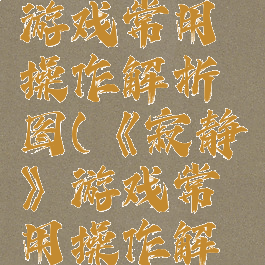 《寂静》游戏常用操作解析图(《寂静》游戏常用操作解析图片)