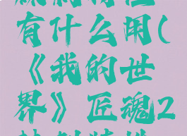 《我的世界》匠魂2棘刺特性有什么用(《我的世界》匠魂2棘刺特性有什么用处)