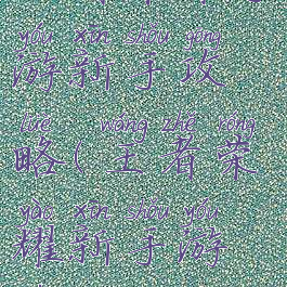 王者荣耀手游新手攻略(王者荣耀新手游戏攻略)