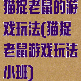 猫捉老鼠的游戏玩法(猫捉老鼠游戏玩法小班)