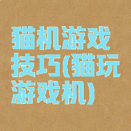 猫机游戏技巧(猫玩游戏机)