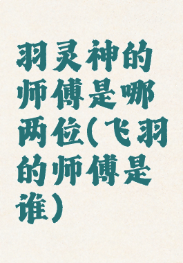 羽灵神的师傅是哪两位(飞羽的师傅是谁)