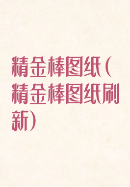 精金棒图纸(精金棒图纸刷新)