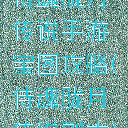 侍魂胧月传说手游宝图攻略(侍魂胧月传说副本)
