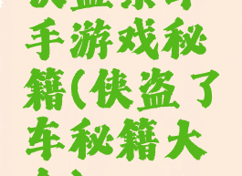 侠盗累车手游戏秘籍(侠盗了车秘籍大全)