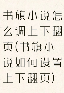 书旗小说怎么调上下翻页(书旗小说如何设置上下翻页)