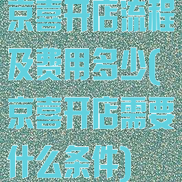 京喜开店流程及费用多少(京喜开店需要什么条件)