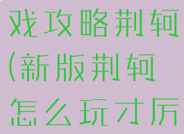史上最难游戏攻略荆轲(新版荆轲怎么玩才厉害)