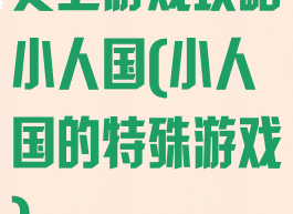 史上游戏攻略小人国(小人国的特殊游戏)