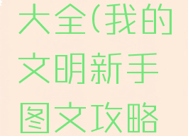 单机我的文明攻略大全(我的文明新手图文攻略大神教你怎么做)