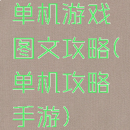 单机游戏图文攻略(单机攻略手游)