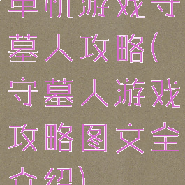 单机游戏守墓人攻略(守墓人游戏攻略图文全介绍)