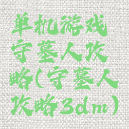 单机游戏守墓人攻略(守墓人攻略3dm)