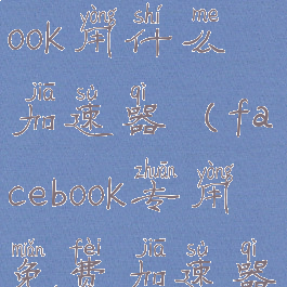 国内上facebook用什么加速器(facebook专用免费加速器)