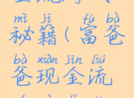 富爸爸现金流游戏秘籍(富爸爸现金流游戏里筹码怎么用)