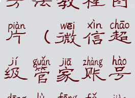 微信超级管家账号登录方法教程图片(微信超级管家账号登录方法教程图片下载)