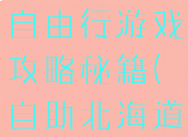 广西北海道自由行游戏攻略秘籍(自助北海道游)