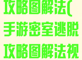 手游密室逃脱攻略图解法(手游密室逃脱攻略图解法视频)