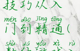 数独游戏技巧从入门到精通(数独游戏入门篇)