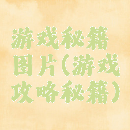 游戏秘籍图片(游戏攻略秘籍)
