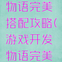 游戏开发物语完美搭配攻略(游戏开发物语完美搭配图)