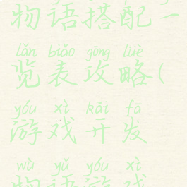 游戏开发物语搭配一览表攻略(游戏开发物语游戏搭配攻略)