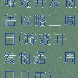 游戏开发物语攻略二周目(游戏开发物语一周目几年)