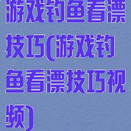 游戏钓鱼看漂技巧(游戏钓鱼看漂技巧视频)