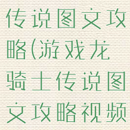游戏龙骑士传说图文攻略(游戏龙骑士传说图文攻略视频)