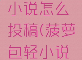 菠萝包轻小说怎么投稿(菠萝包轻小说怎么看)