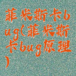 菲米斯卡bug(菲米斯卡bug原理)
