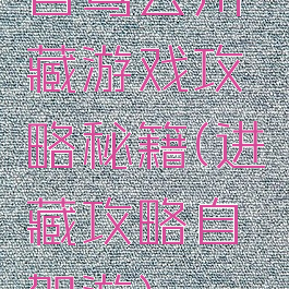 自驾去川藏游戏攻略秘籍(进藏攻略自驾游)