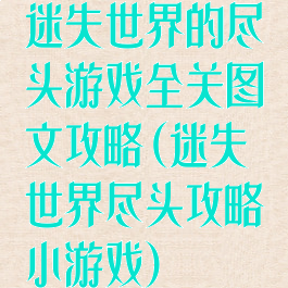 迷失世界的尽头游戏全关图文攻略(迷失世界尽头攻略小游戏)