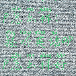 轻听英语app怎么样(轻听英语app怎么样好用吗)