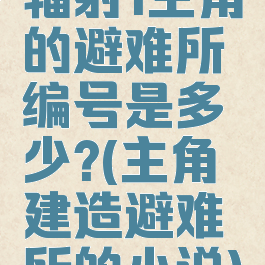 辐射1主角的避难所编号是多少?(主角建造避难所的小说)