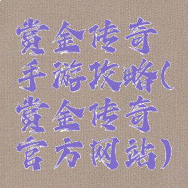 赏金传奇手游攻略(赏金传奇官方网站)