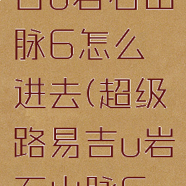 超级路易吉u岩石山脉6怎么进去(超级路易吉u岩石山脉6怎么进去)