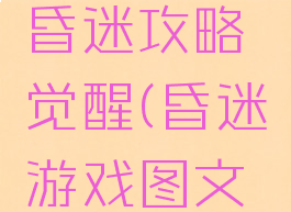 逃脱游戏昏迷攻略觉醒(昏迷游戏图文攻略)