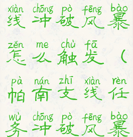 2077帕南支线冲破风暴怎么触发(帕南支线任务冲破风暴)