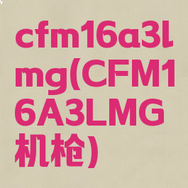 cfm16a3lmg(CFM16A3LMG机枪)