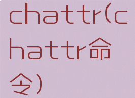 chattr(chattr命令)