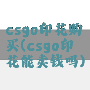 csgo印花购买(csgo印花能卖钱吗)