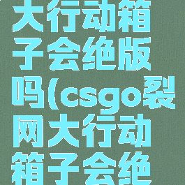 csgo裂网大行动箱子会绝版吗(csgo裂网大行动箱子会绝版吗)