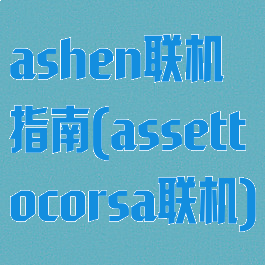 ashen联机指南(assettocorsa联机)