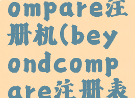 beyondcompare注册机(beyondcompare注册表删除)