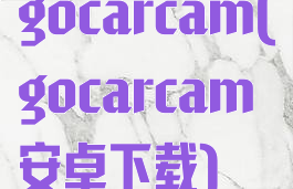 gocarcam(gocarcam安卓下载)