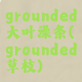 grounded大叶澡条(grounded草枝)