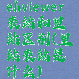 ehviewer表站和里站区别(里站表站是什么)