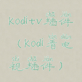 koditv插件(kodi看电视插件)