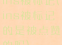 ins被标记(ins被标记的是被点赞的吗)